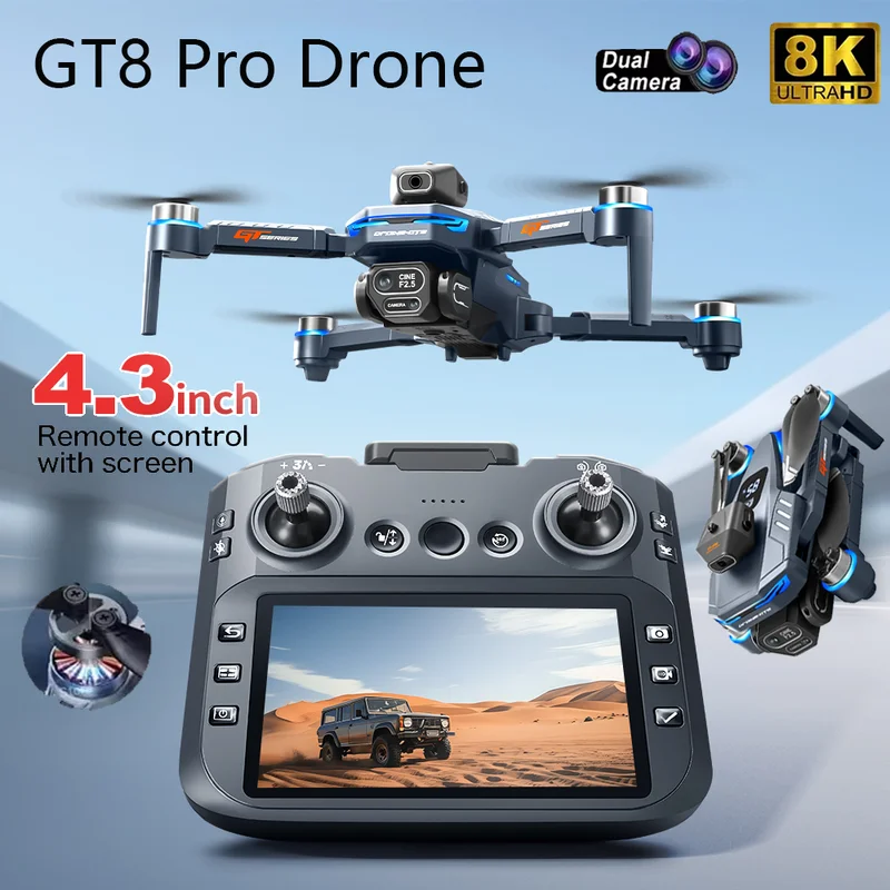 Drone Camera Mount - 2026 New GT8 Drone GPS 8K