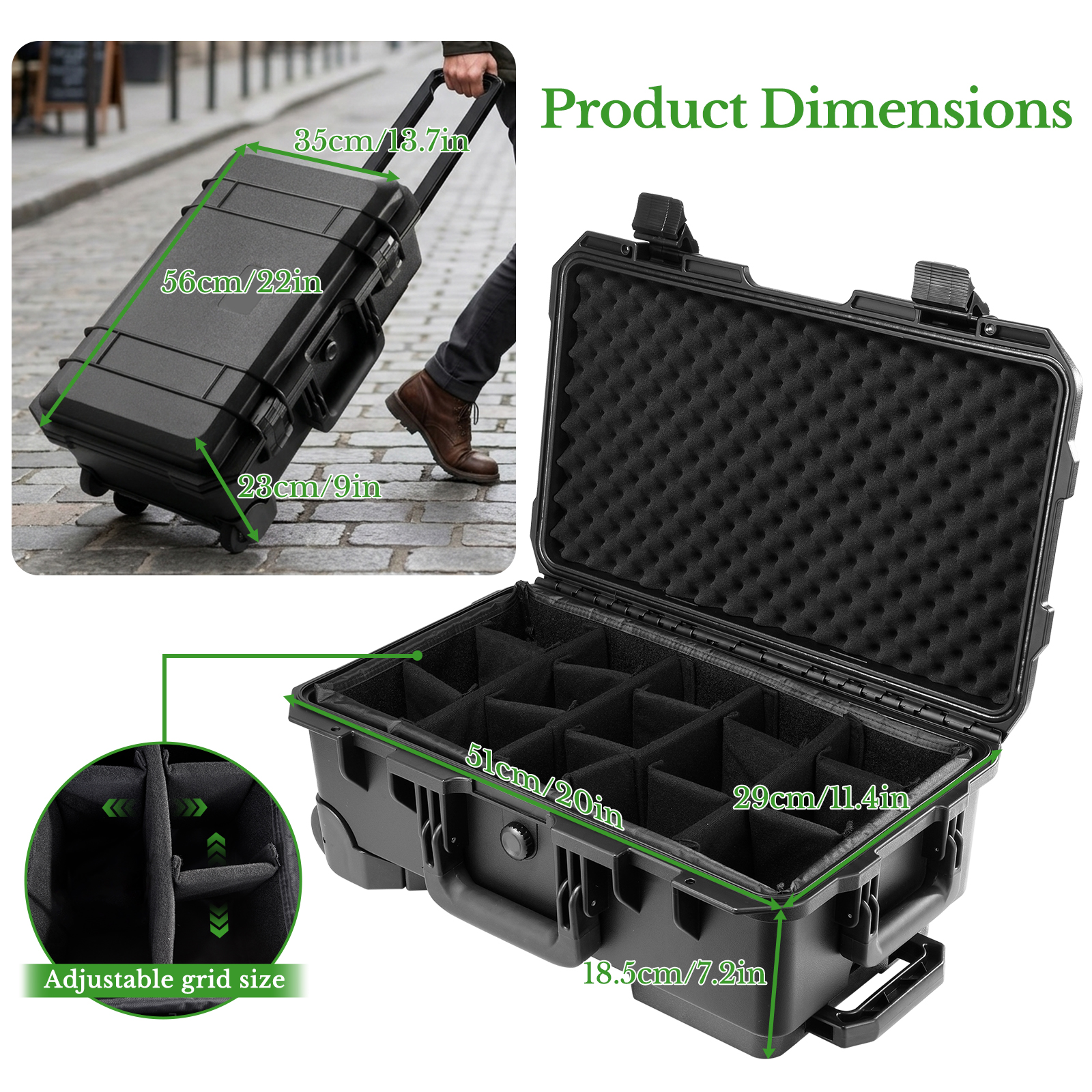 Professional Large Hard Rollin - Drone Camera Waterproof recensione e prezzo
