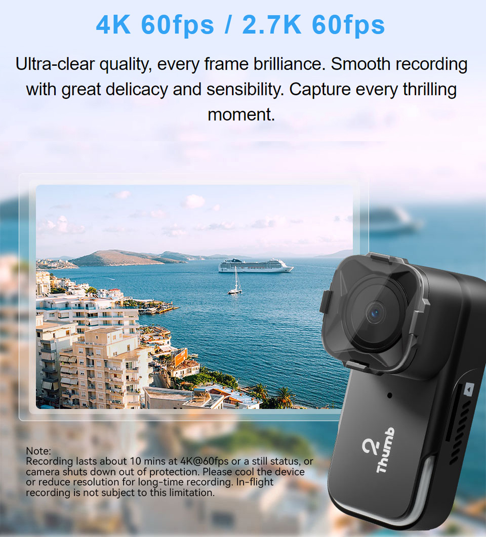 New Version RunCam Thumb 2 4K  - Drone Camera 4K recensione e prezzo