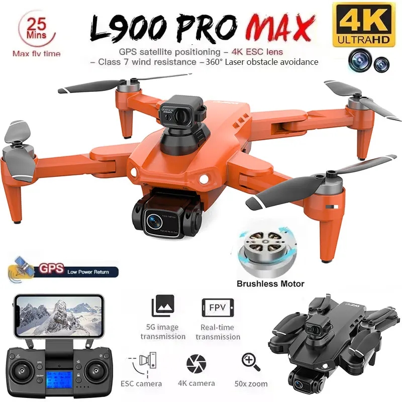 L900 Pro MAX GPS Drone 4K Prof - Drone Camera Wide Angle recensione e prezzo