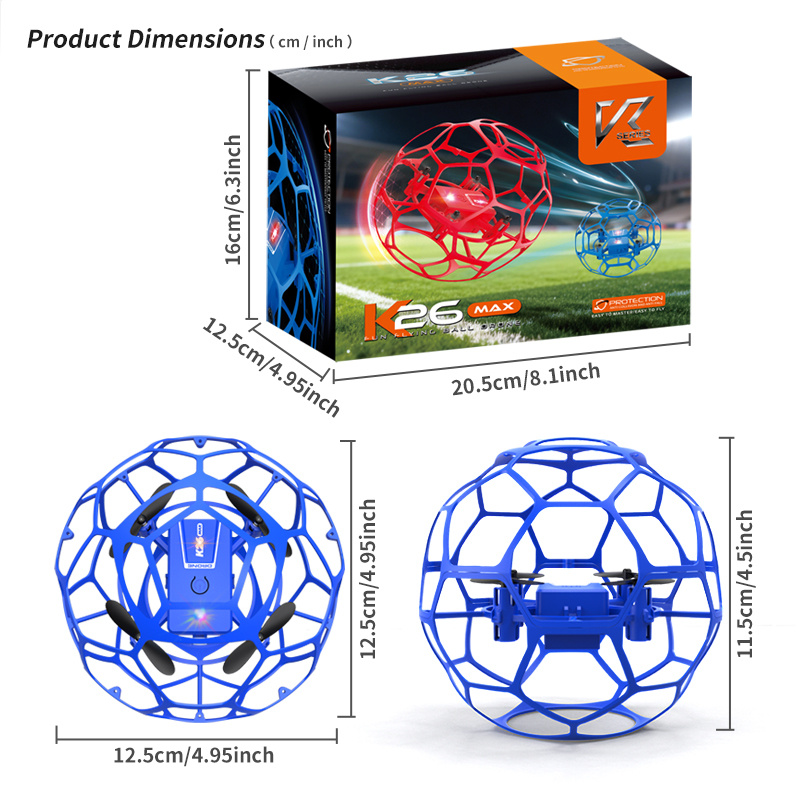 K26 MINI Air Soccer Competitiv - Drone Camera Case recensione e prezzo