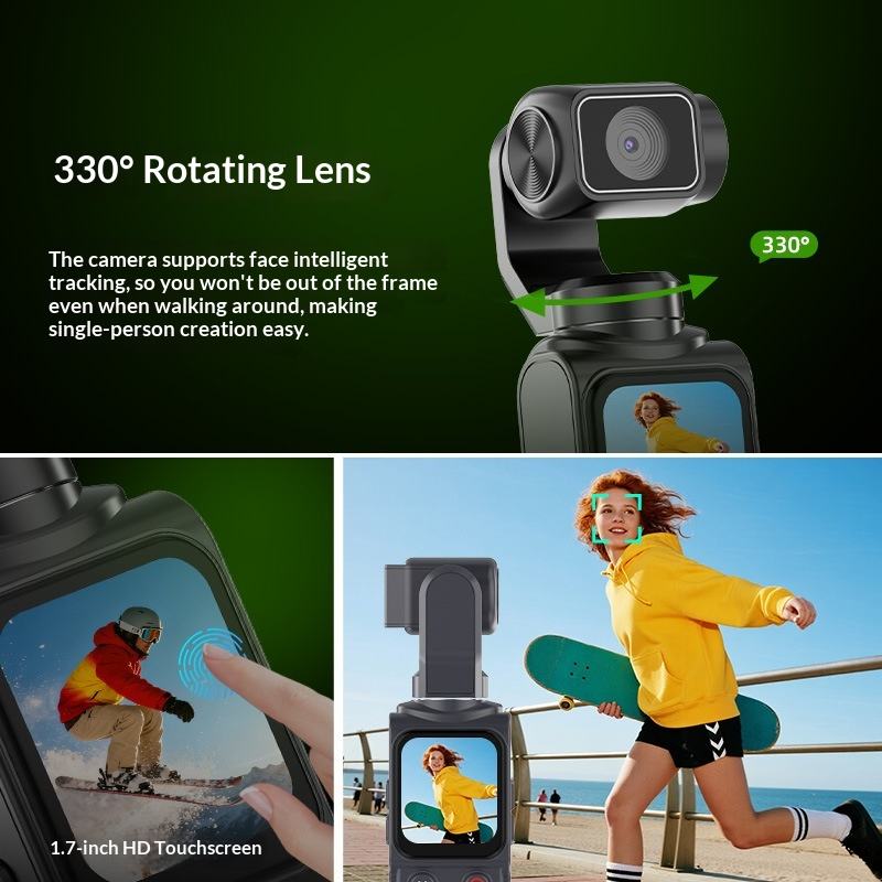4K Ultra One-tap WiFi Pocket G - Drone Camera Stabilized recensione e prezzo