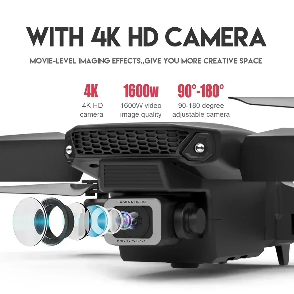 E88 Pro WIFI FPV Drone Wide An - Drone Camera Mount recensione e prezzo