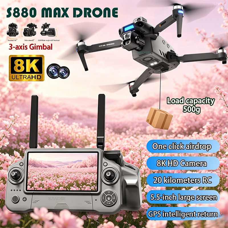 2026 New 8K Dual Camera Drone  - Drone Camera Mount recensione e prezzo