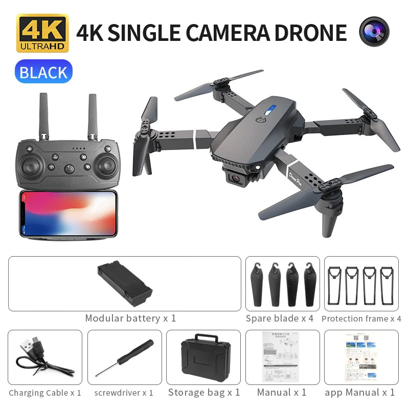 E88 ProIntelligent Folding Dro - Drone Camera Mount recensione e prezzo