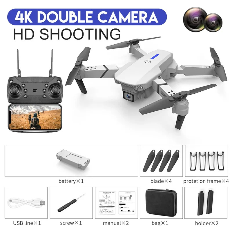 E88 ProIntelligent Folding Dro - Drone Camera Mount recensione e prezzo
