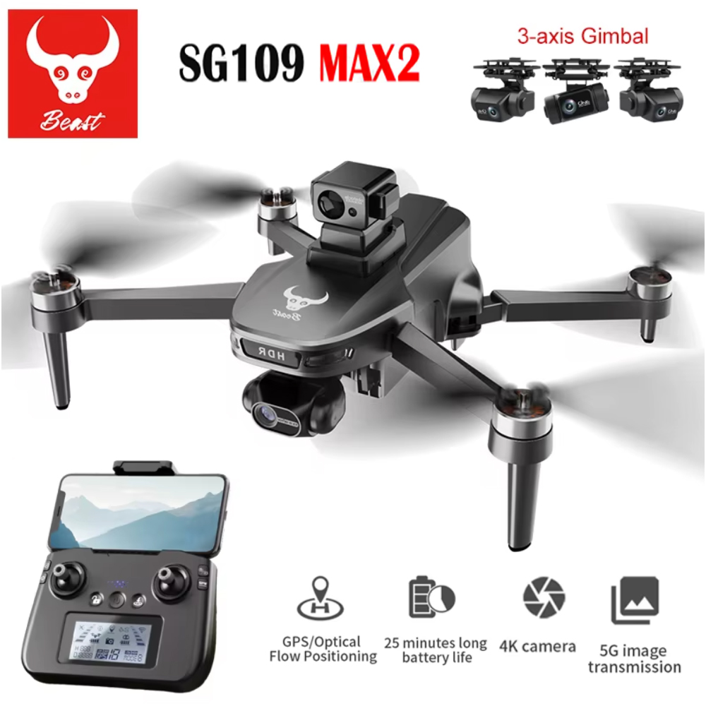 SG109 MAX2 Professional FPV 8K - Drone Camera With Gimbal recensione e prezzo