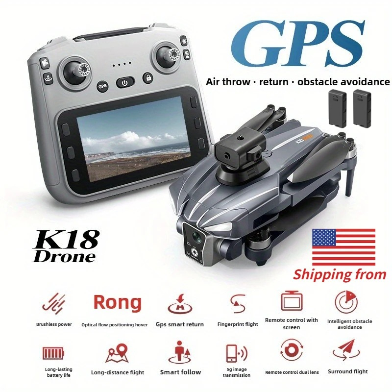 K18MAX 5G GPS Folding Drone, 8 - Drone Camera Mount recensione e prezzo