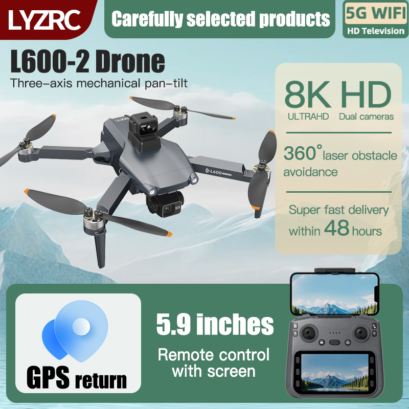 LYZRC L600-2 MAX GPS Drone 3-A - Drone Camera Thermal recensione e prezzo