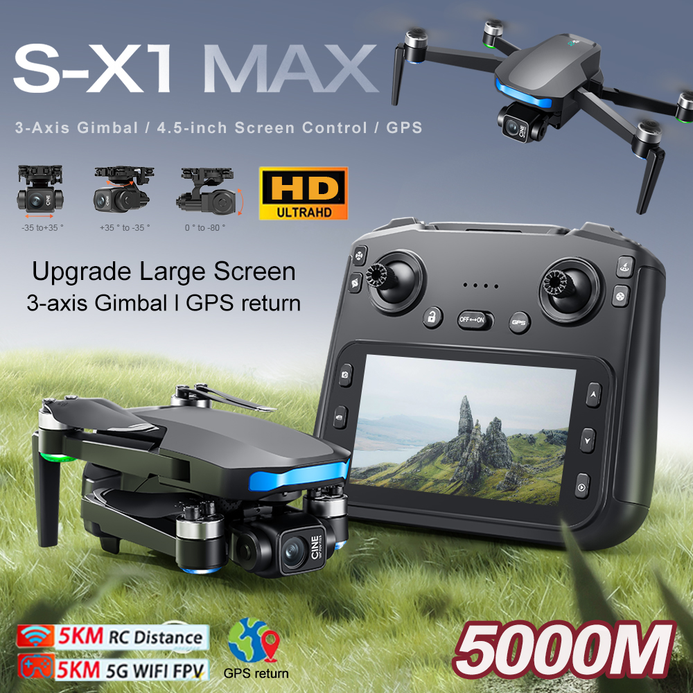 New S-X1 MAX Drone GPS 8K Prof - Drone Camera Mount recensione e prezzo