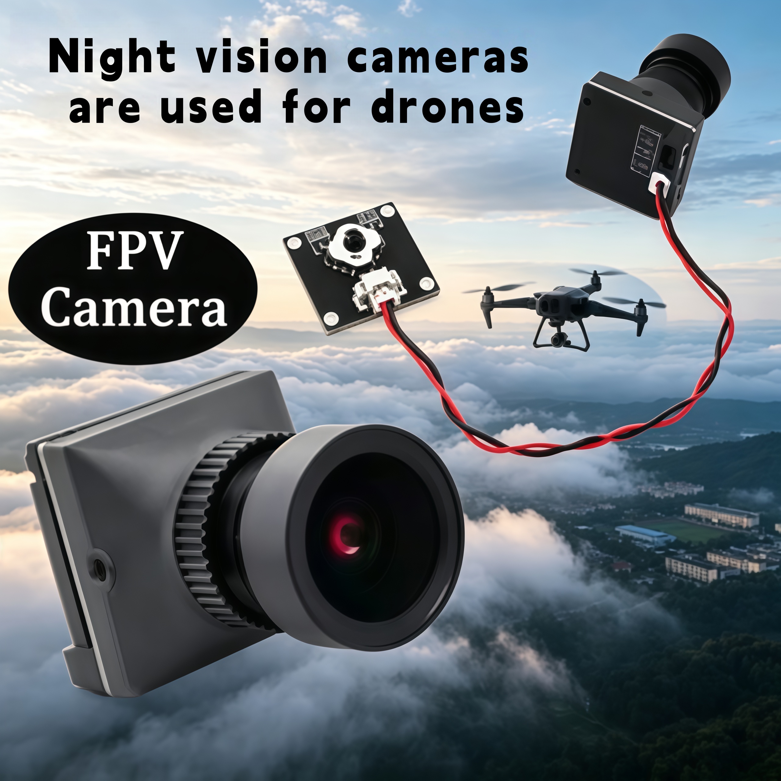 1500TVL HD CADDX Snail FPV Cam - Drone Camera Night Vision recensione e prezzo