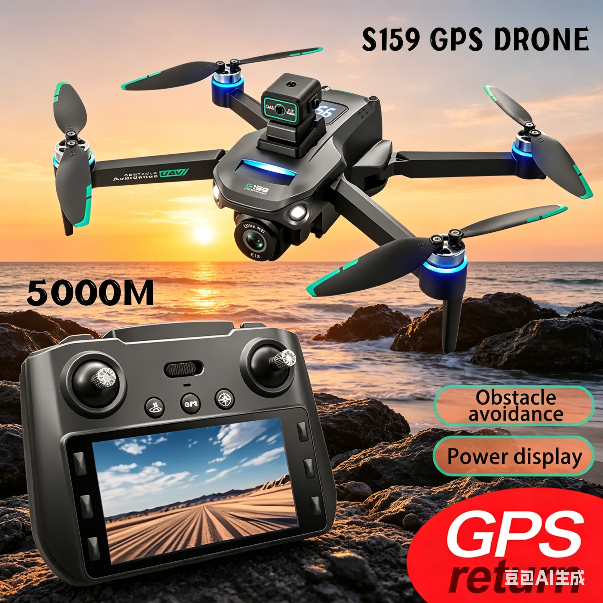S159 GPS Drone 4K Profesional  - Drone Camera Mount recensione e prezzo