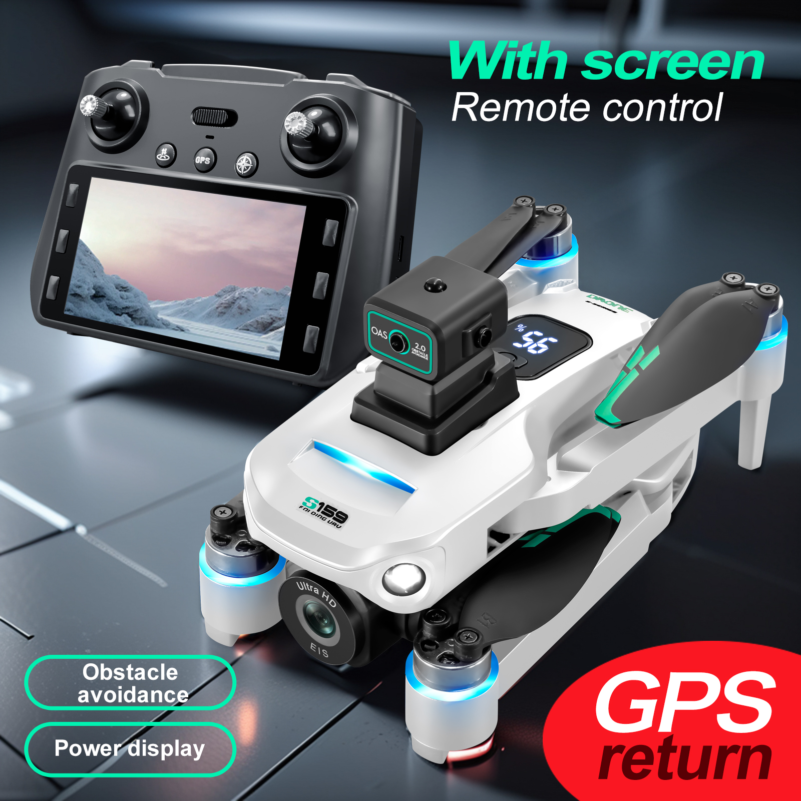 S159 GPS Drone 4K Profesional  - Drone Camera Mount recensione e prezzo